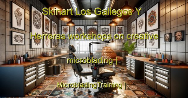 Skinart Los Gallegos Y Herreras workshops on creative microblading | MicrobladingTraining | MicrobladingClasses | SkinartTraining-Spain